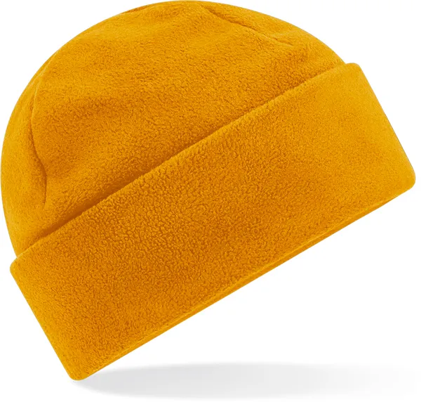 Fleece Mütze mit Umschlag "Recycled"