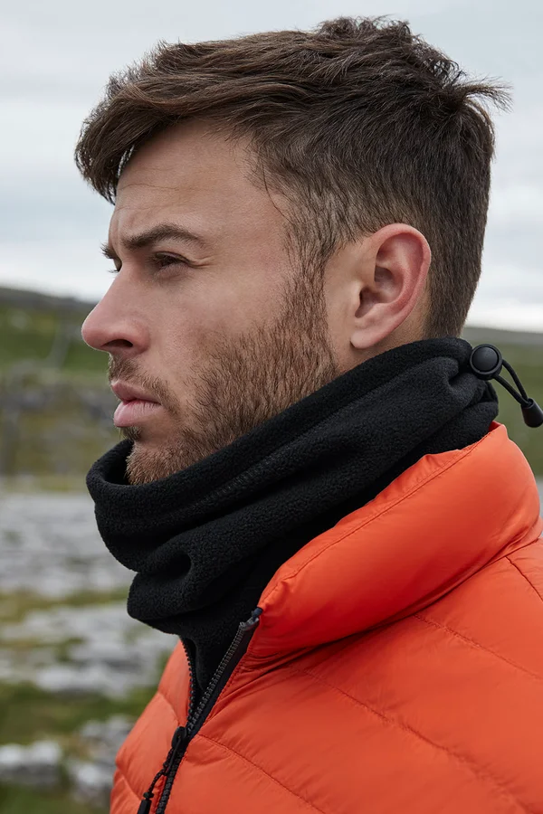 Recycled Fleece Snood Black