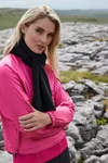 Recycled Fleece Scarf Black