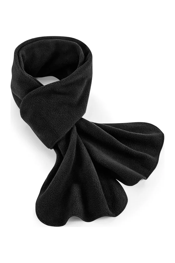 Recycled Fleece Scarf Black