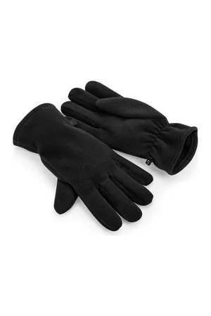 Recycled Fleece Gloves Black