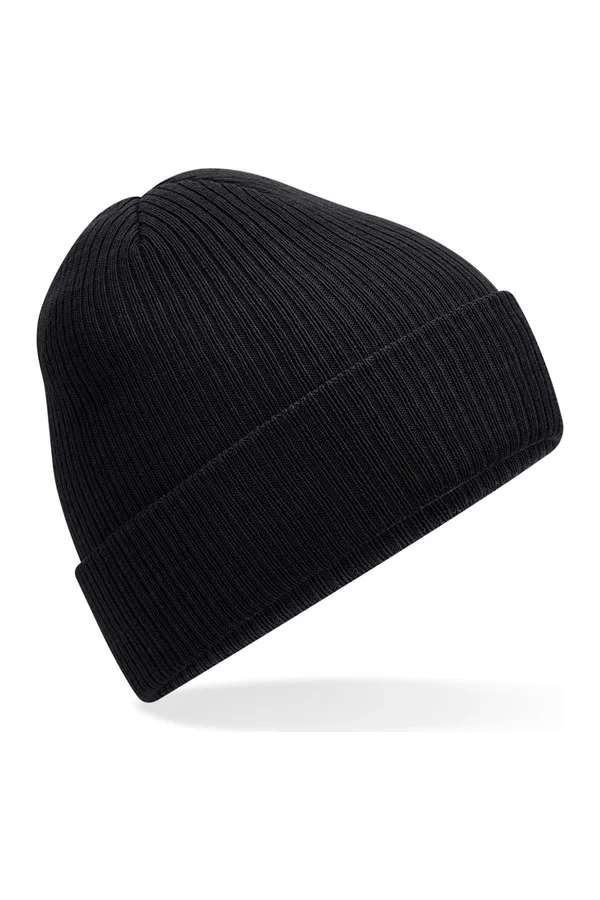 Polylana® Ribbed Beanie Black