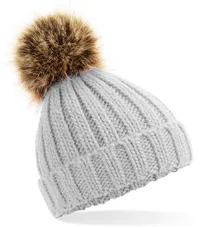 Kinder Strickmütze mit Pompon