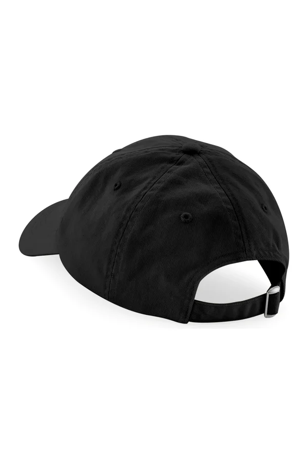 Organic Cotton 6 Panel Dad Cap Black