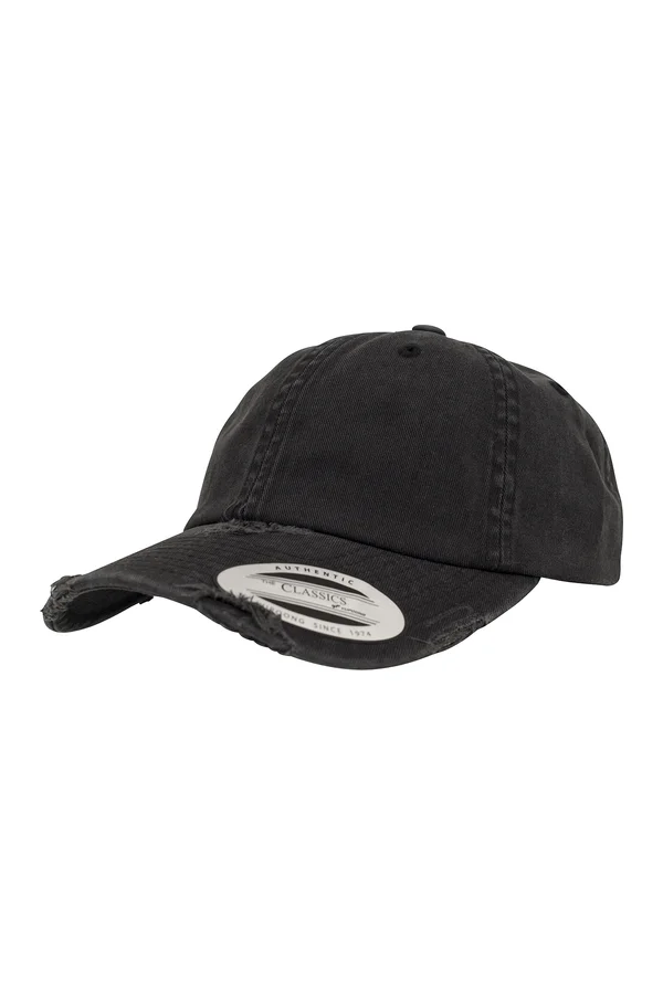 Low Profile Destroyed Cap Black