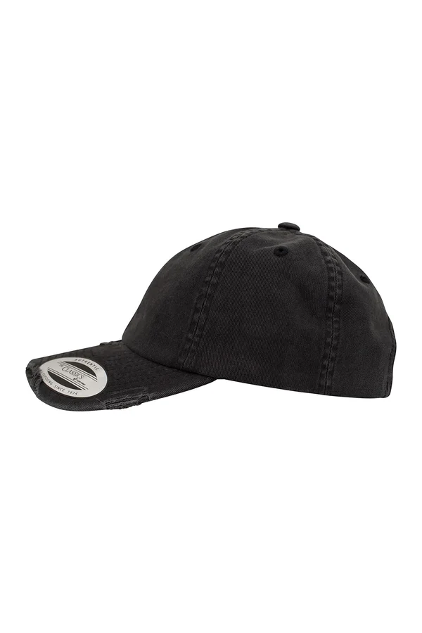 Low Profile Destroyed Cap Black