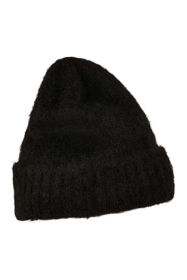 Soft Acrylic Beanie Black