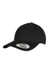 YP Classics 5-Panel Premium Curved Visor Snapback Cap Black