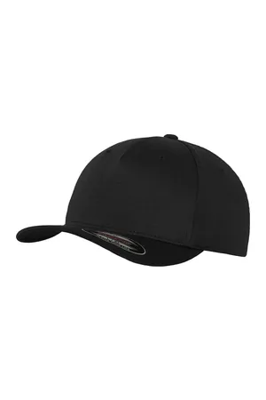 Flexfit 5 Panel Cap Black