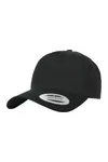 5-Panel Curved Classic Snapback Black