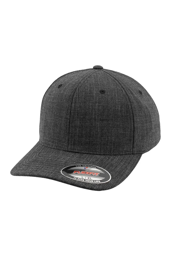 Fine Melange Flexfit Black