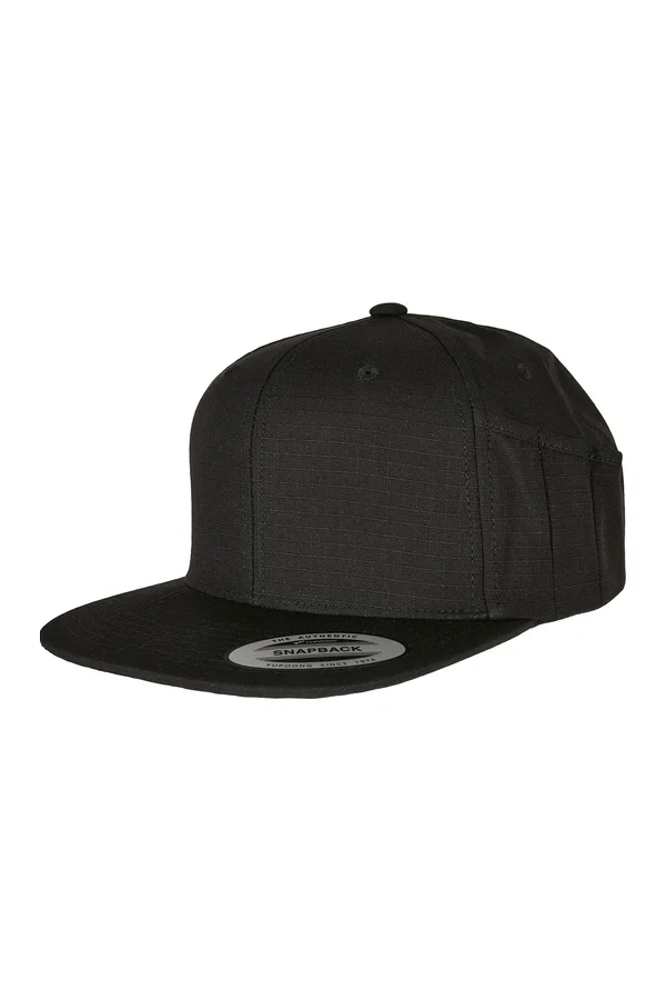 Pencil Holder Snapback Cap Black