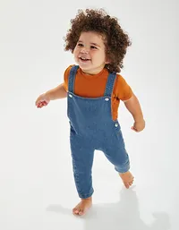 Baby Rocks Denim Dungarees