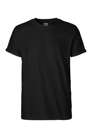 Men´s Roll Up Sleeve T-Shirt Black