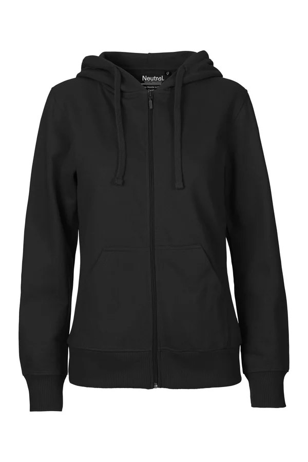 Ladies´ Zip Hoodie Black