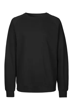 Unisex Tiger Cotton Sweatshirt Black