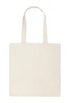 Tiger Cotton Shopping Bag With Long Handles nature