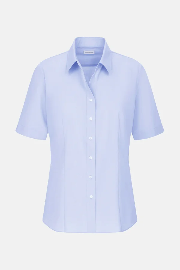 Women´s Blouse Regular Fit Short Sleeve Light Blue