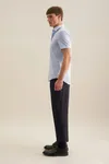 Men´s Shirt Slim Fit Short Sleeve Light Blue