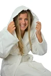 DeLuxe Velour Bathrobe with hood