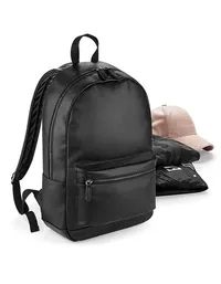 Faux Leather Fashion Backpack