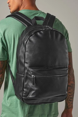 Faux Leather Fashion Backpack