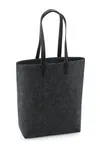 Premium Felt Bag charcoal melange/black