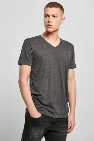 Light T-Shirt V-Neck Charcoal (Heather)