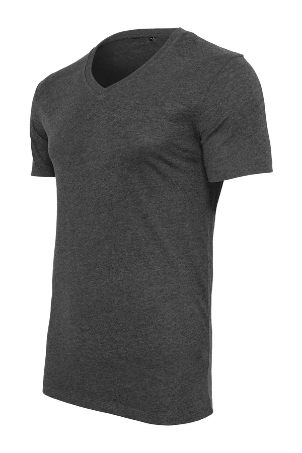 Light T-Shirt V-Neck Charcoal (Heather)