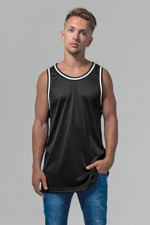 Mesh Tanktop Black / White
