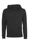 Heavyweight Kapuzensweatshirt mit Reißverschluss Black