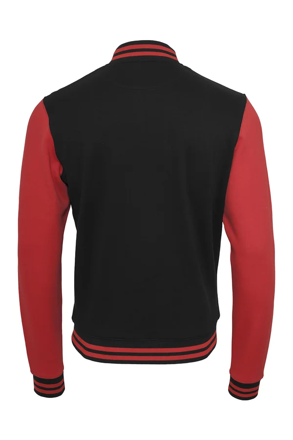 Sweat College Jacket Black / Red