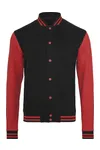 Sweat College Jacket Black / Red