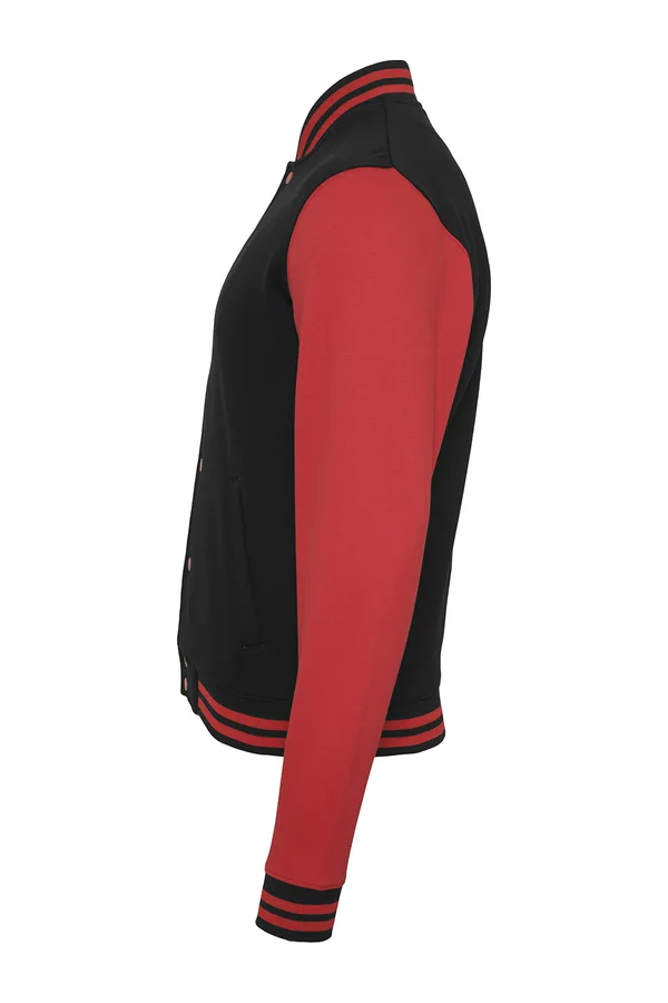 Sweat College Jacket Black / Red