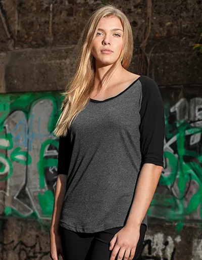 Ladies´ 3/4 Contrast Raglan Tee