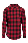 Checked Flannel Shirt Black-Red