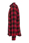 Checked Flannel Shirt Black-Red