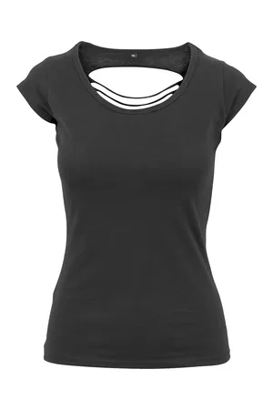 Ladies´ Back Cut Tee Black