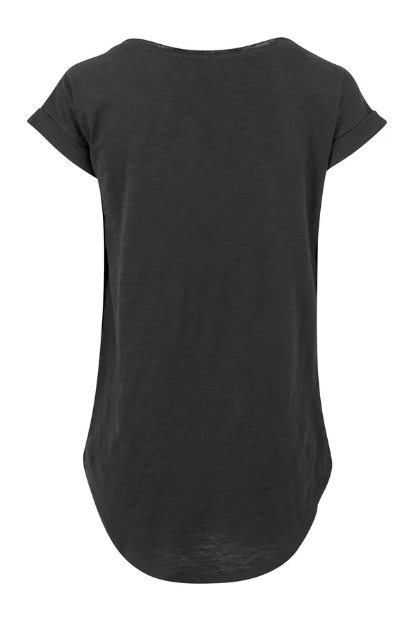 Ladies´ Long Slub Tee Black