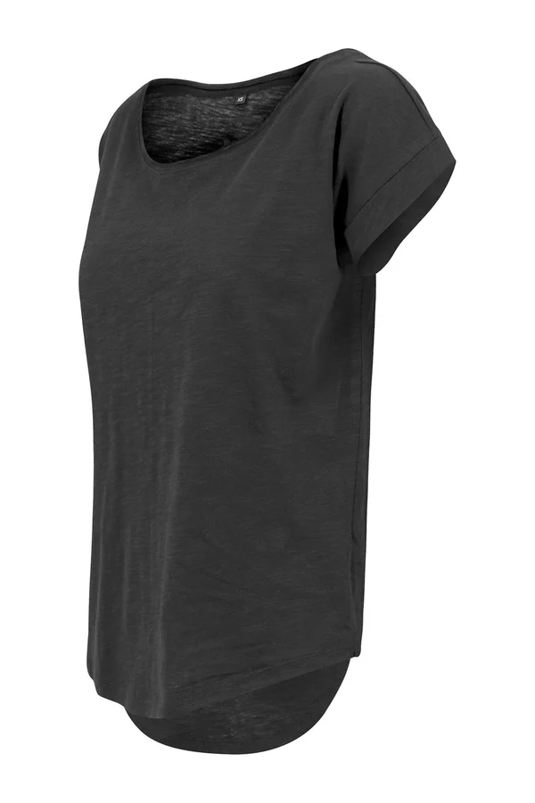 Ladies´ Long Slub Tee Black