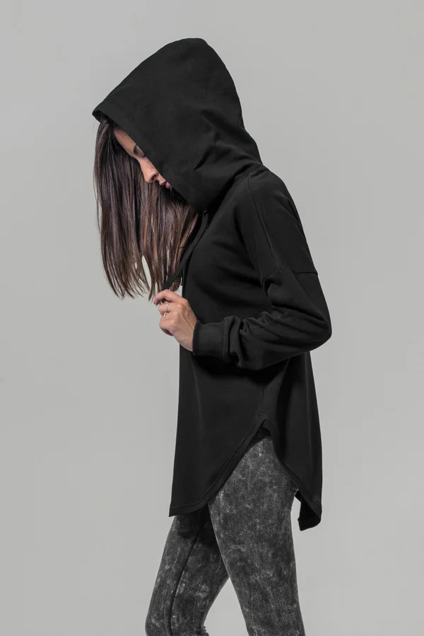 Ladies´ Oversized Hoody Black