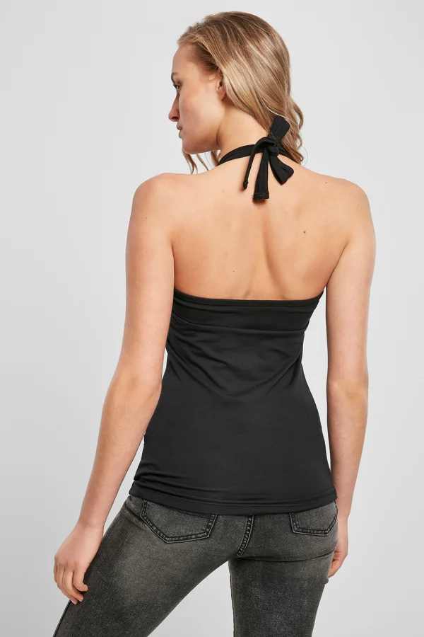 Ladies´ Neckholder Shirt Black
