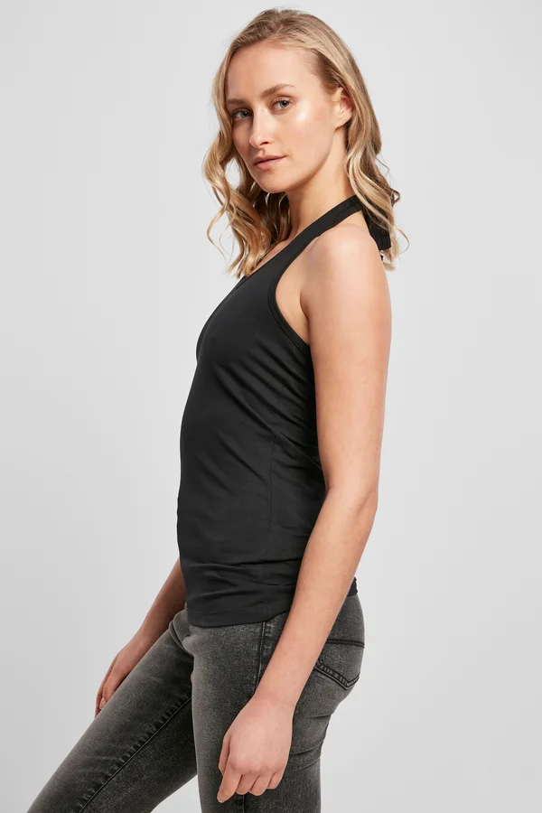 Ladies´ Neckholder Shirt Black