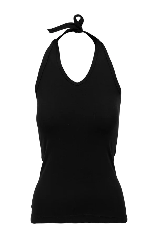 Ladies´ Neckholder Shirt Black