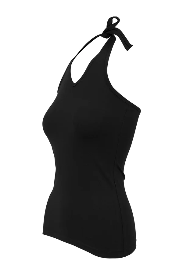 Ladies´ Neckholder Shirt Black
