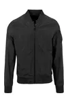 Nylon Bomber Jacket Black