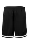 Two-tone Mesh Shorts black/black/white