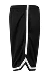 Two-tone Mesh Shorts black/black/white