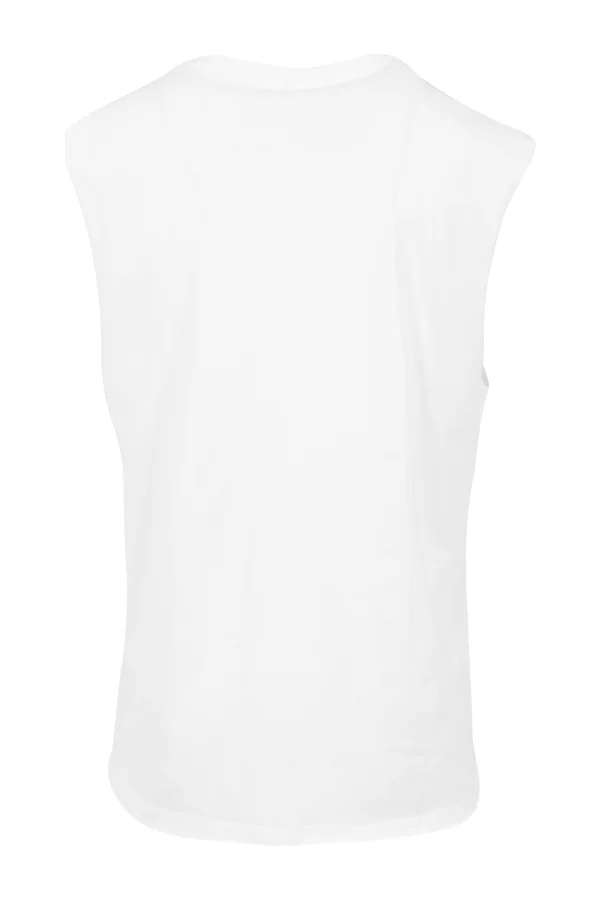 Sleeveless Tee White