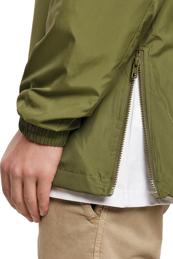 Basic Pull Over Jacket Olive